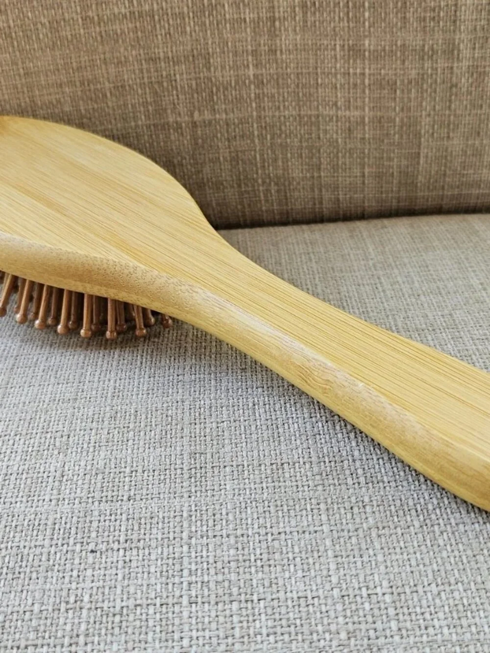 Real Wood Hair Brush Tan Hair Accessories Hair Styling Brush New Unbranded